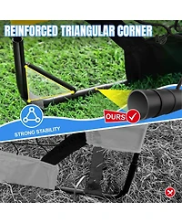 Joyaire 6x4ft 5 Layer Portable Pop Up Soccer Goal Set