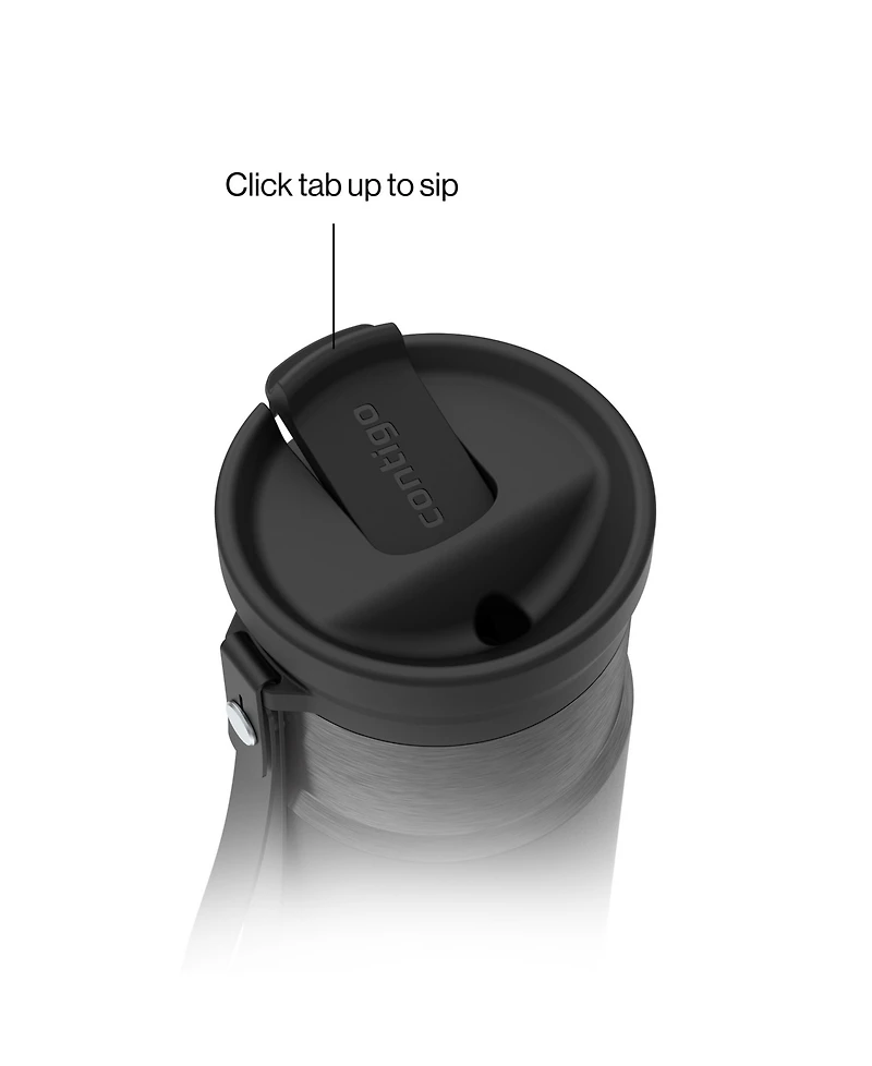 Contigo SnapSeal 24 oz. Stainless Steel Straw Water Bottle
