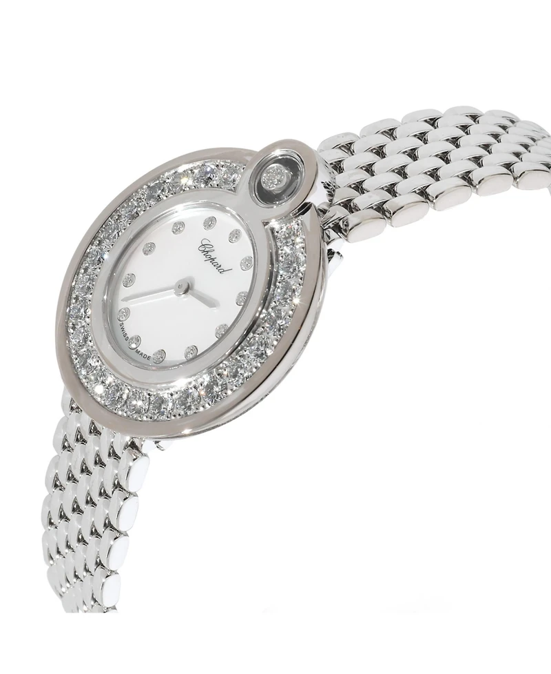 Pre Owned Chopard Happy Diamond 204407-1003 Women's Watch in 18kt White Gold
