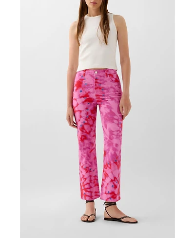 Scalpers Women's Summer Print Denim Pant