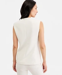 Anne Klein Women's Four-Button Tailored Vest