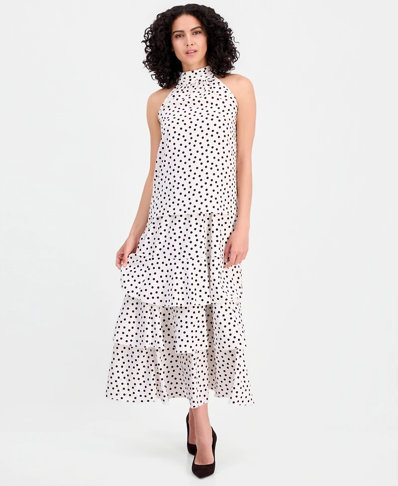 Anne Klein Women's Polka-Dot Halter Top