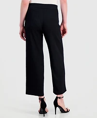 Anne Klein Women's Pebble-Texture Knit Pull-On Pants