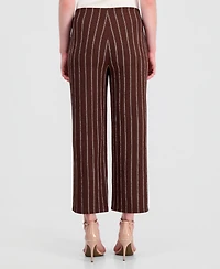 Anne Klein Petite Cropped Wide-Leg Pants