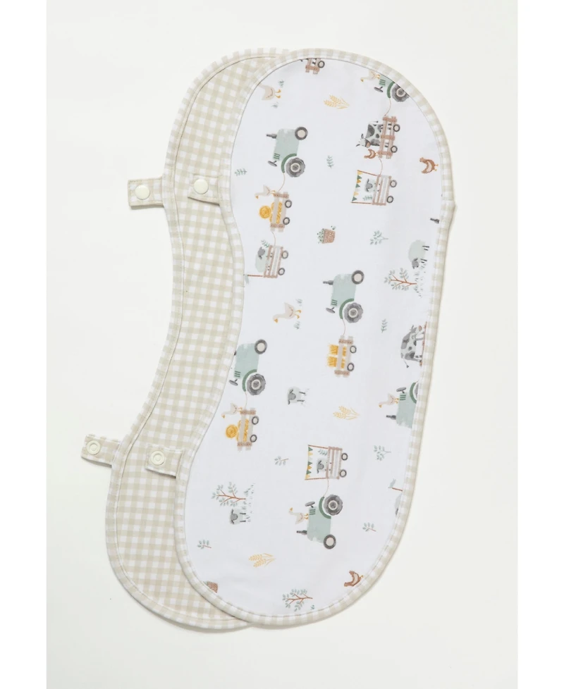 Living Textiles Kids 2PK Burp Cloth