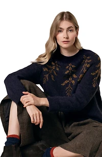 Celtic & Co. Women's Botanical Fair Isle Sweater