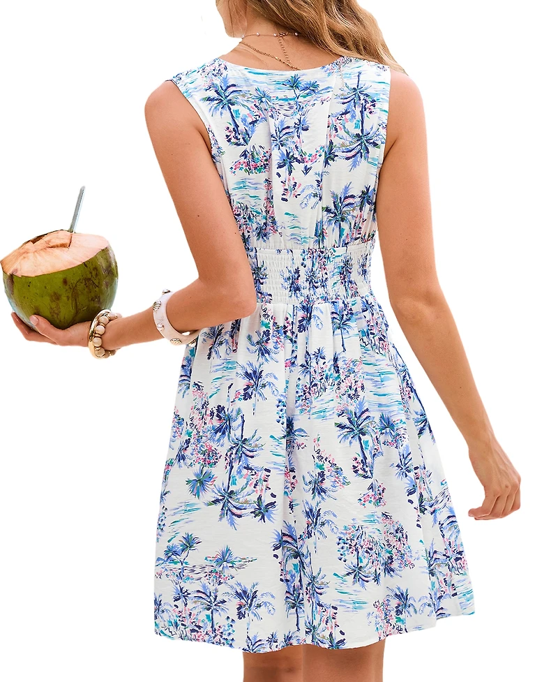Cupshe Women's Missing the Beach Tropical Mini Dress