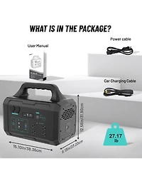 Mondawe 1024Wh-1800W Portable Power Station Etl Certified