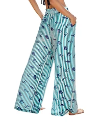 Cupshe Women's Off the Reef Striped Pants
