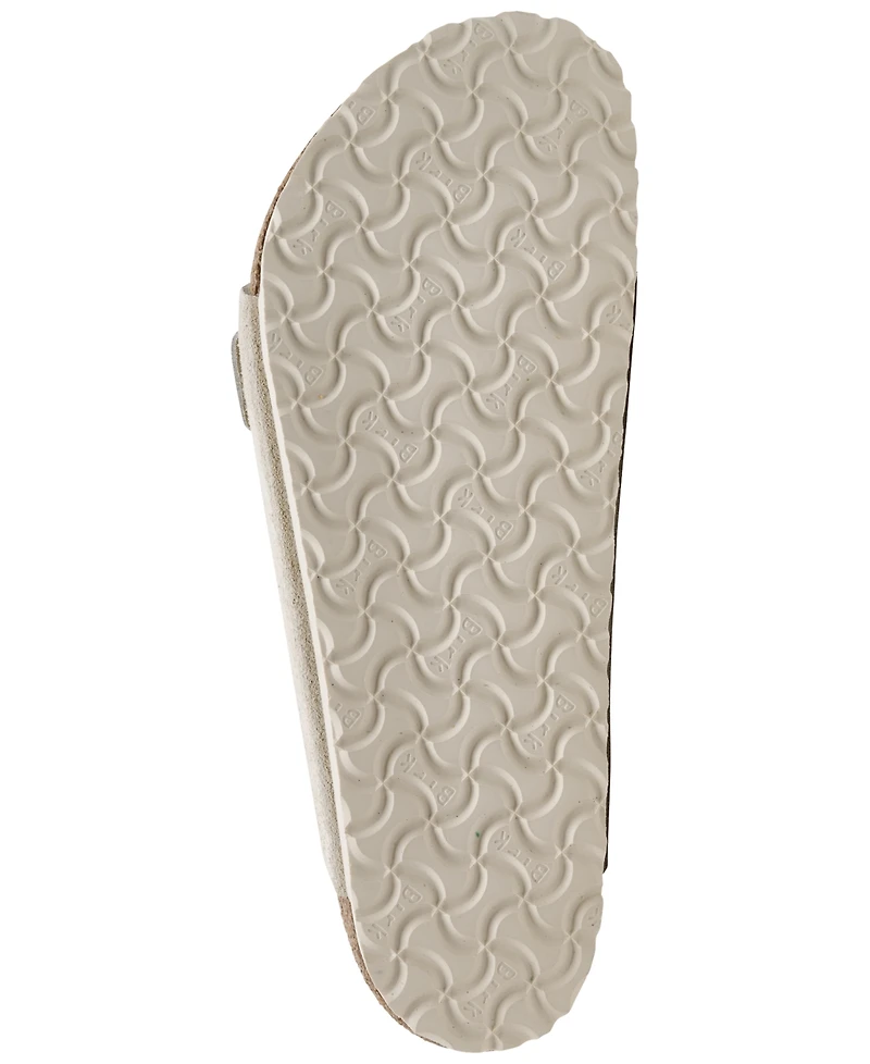 Birkenstock Men's Arizona Suede Leather Soft Footbed Sandals from Finish Line