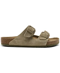 Birkenstock Men's Arizona Suede Leather Soft Footbed Sandals from Finish Line