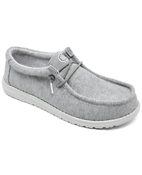 Hey Dude Men's Wally Stretch Jersey Slip-On Casual Moccasin Sneakers from Finish Line