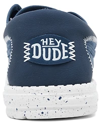 Hey Dude Men's Wally Cru Stretch Canvas Casual Moccasin Sneakers from Finish Line