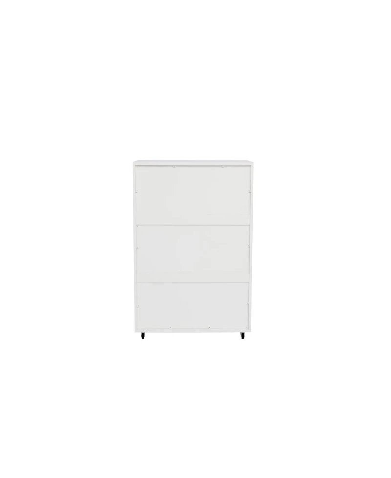 Streamdale Furniture 5 Drawer Dresser with Handles Modern Storage Cabinet