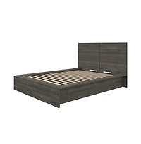 Nexera James Platform Bed with Headboard
