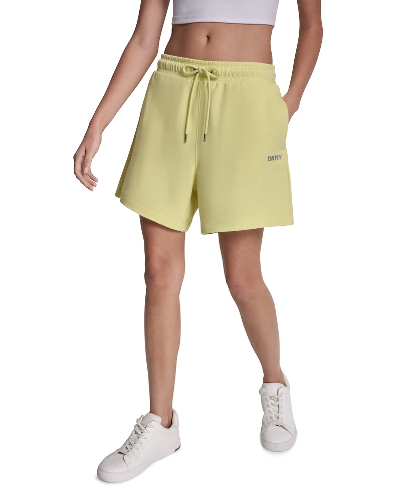Dkny Sport Women's Foil Logo Shorts