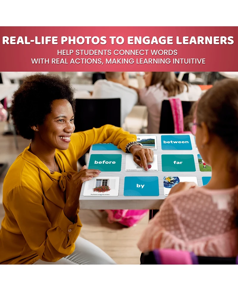 Quokka Flash Cards Set of 2 for Kids – Vocabulary Builder with Words, Sentences & Action Verbs