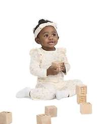 Huggies Babywear Baby Girls Bodysuit, Pants and Hairband, 3-Piece Set