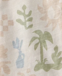 Carter's Boys' Toddler 2T-5T Palm Tree Tropical Top and Short Set, 2-Piece Set