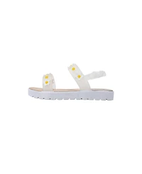 Bebe Toddler Pcu Sandal with Flowers