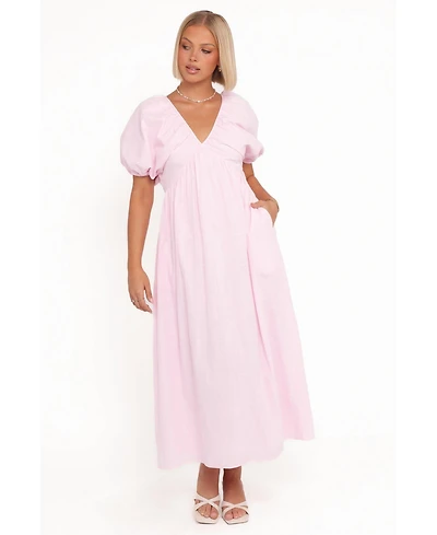 Petal and Pup Women's Sullivan Puff Sleeve Maxi Dress