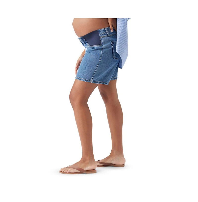 Ripe Maternity Dion Denim Short Classic Wash