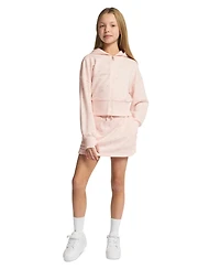 Calvin Klein Girls' 7-16 Flocked Pull-On Skort