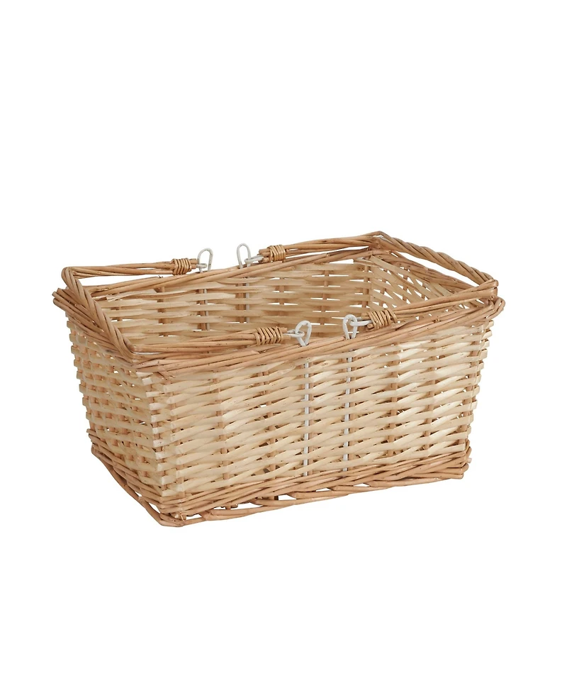 Household Essentials Woven Market Basket, Handwoven Willow Weave