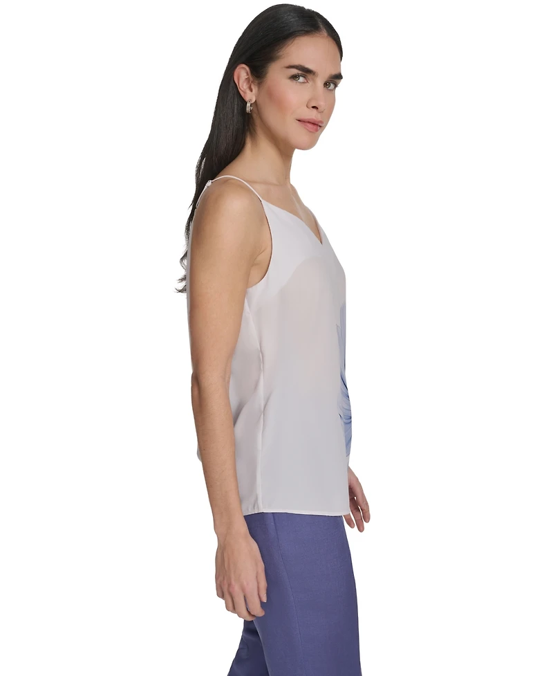 Calvin Klein Women's Strappy Floral Camisole Top