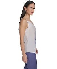 Calvin Klein Women's Strappy Floral Camisole Top