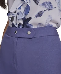 Calvin Klein Women's Mid-Rise Slim-Leg Pants