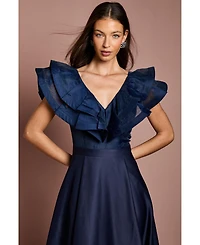 Coast Women's Frill Shoulder Midi Dress