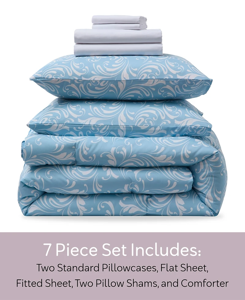 Nestl Luxury Soft Biomorphic Design -Pc. Comforter Set