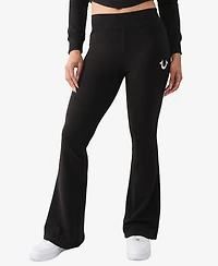 True Religion Women's French Terry Boot Cut Pants