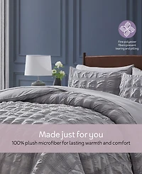 Nestl Luxury Soft Seersucker Design 7-Pc. Comforter Set