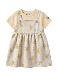Disney Baby Girls' Printed Winne the Pooh Jumper and T-Shirt, 2-Piece Set
