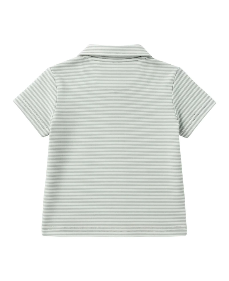 Disney Baby Boys' Mickey Mouse Button-Down Shirt and Shorts, 2-Piece Set