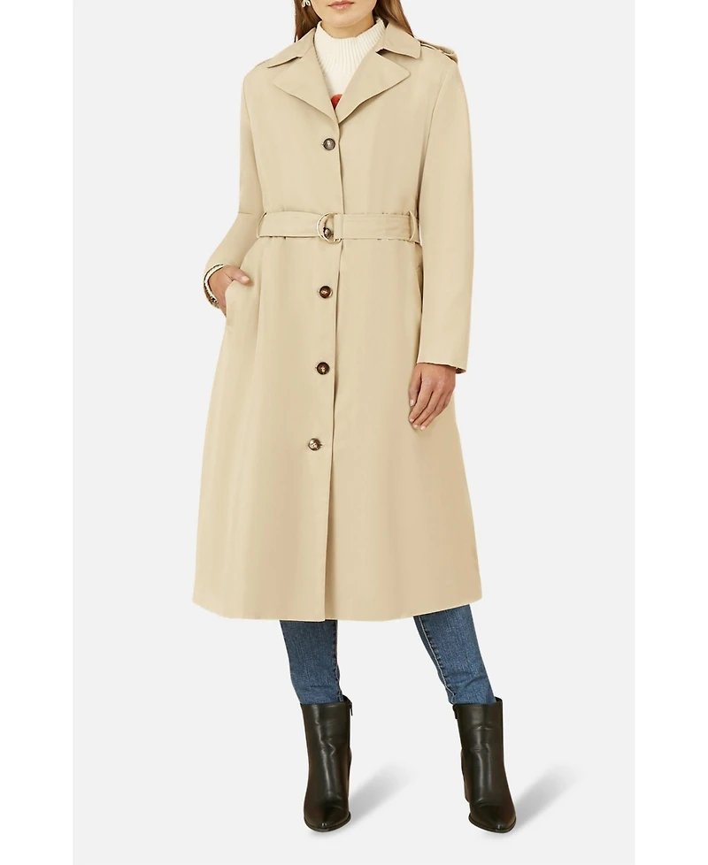 Yumi Women's Belted Trench Coat