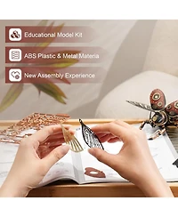 Robotime Mechanical Rhinoceros Beetle 3D Metal Puzzle Diy Model Kit