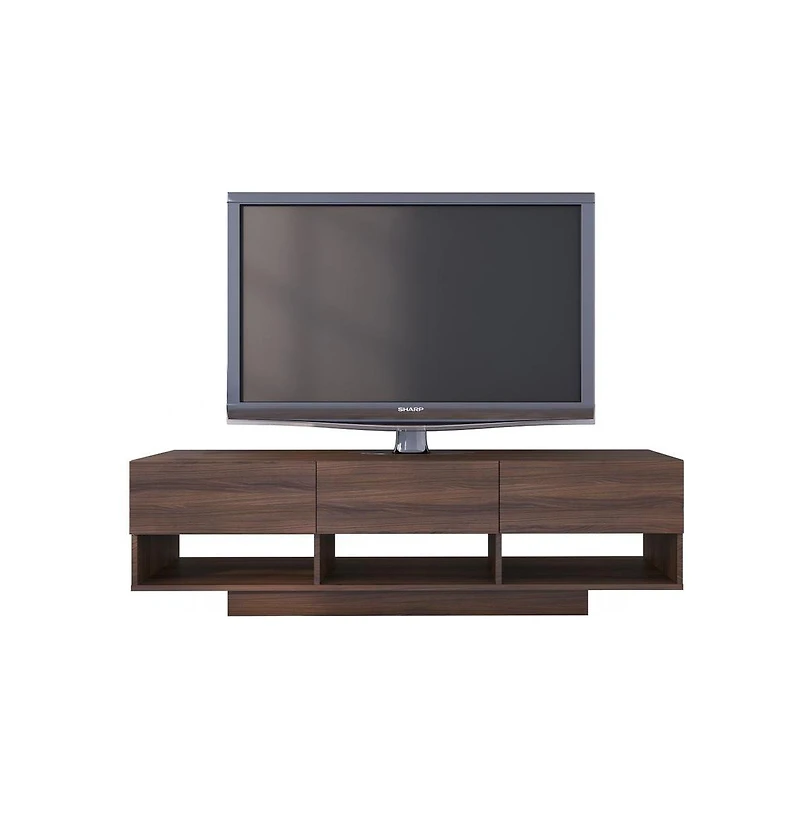 Nexera 60-Inch Tv Stand With 3-Drawers.