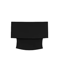 Nocturne Women's Foldover Zip-Front Bandeau Top