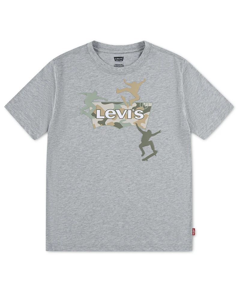 Levi's Boys' 8-20 Skate Camo Batwing Short-Sleeve T-Shirt