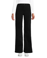 Lands' End Women's Corduroy High Rise Classic Flare Pants