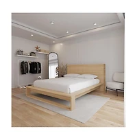 Nexera Torino Headboard and Slatted Bedframe.