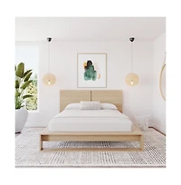 Nexera Audrey Headboard and Slatted Bedframe.