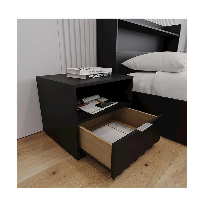 Nexera Hunter Nightstand