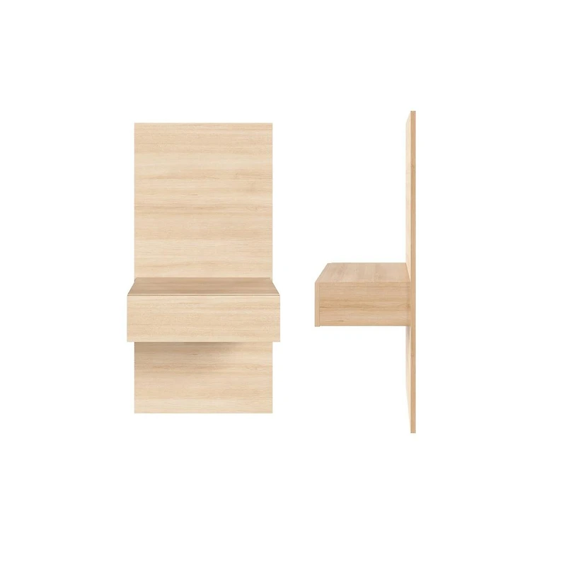 Nexera Milano Floating Nightstand Extension Panel Set of 2