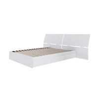 Nexera Bed Frame And Headboard, Queen.