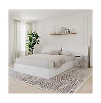 Nexera Panoramic Headboard, Queen, White