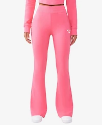 True Religion Women's French Terry Boot Cut Pants